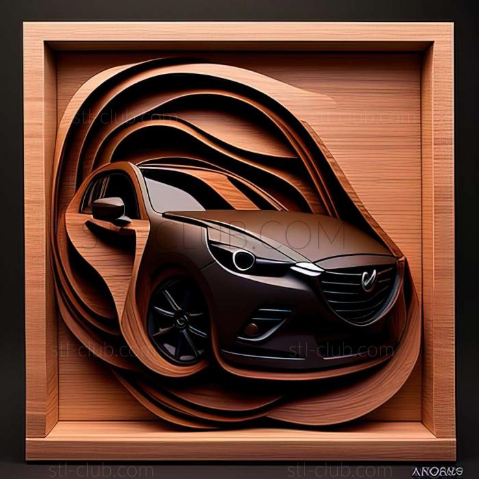3D мадэль Mazda2 (STL)